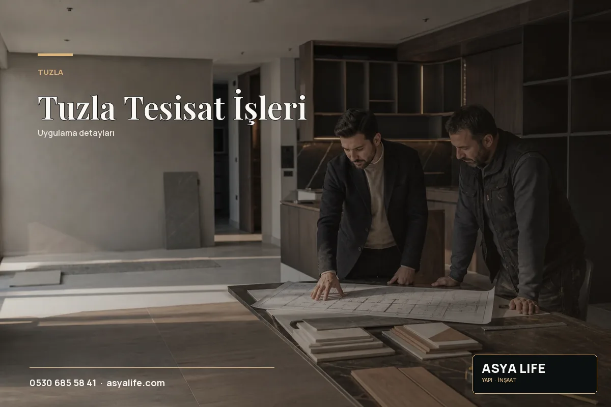 Tuzla Tesisat İşleri için Asya Life tarafından hazırlanan özgün temsili görsel - görünüm 2