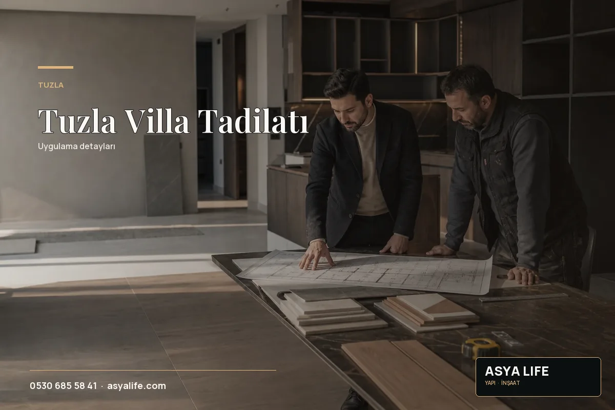 Tuzla Villa Tadilatı için Asya Life tarafından hazırlanan özgün temsili görsel - görünüm 2