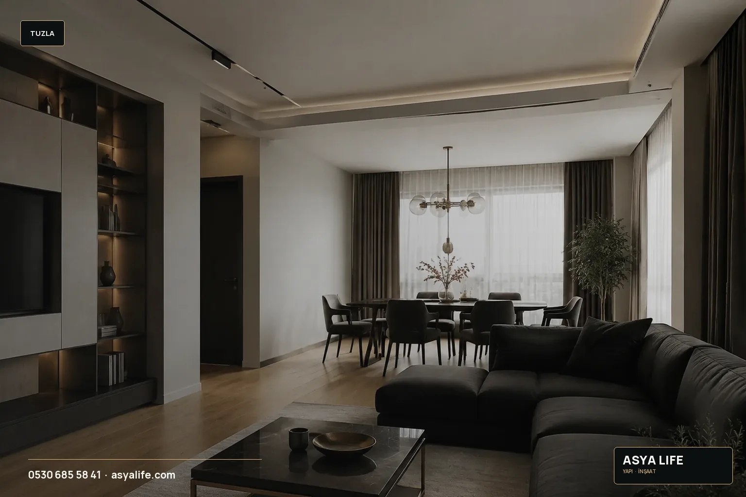 Tuzla Villa Tadilatı için Asya Life tarafından hazırlanan özgün temsili görsel
