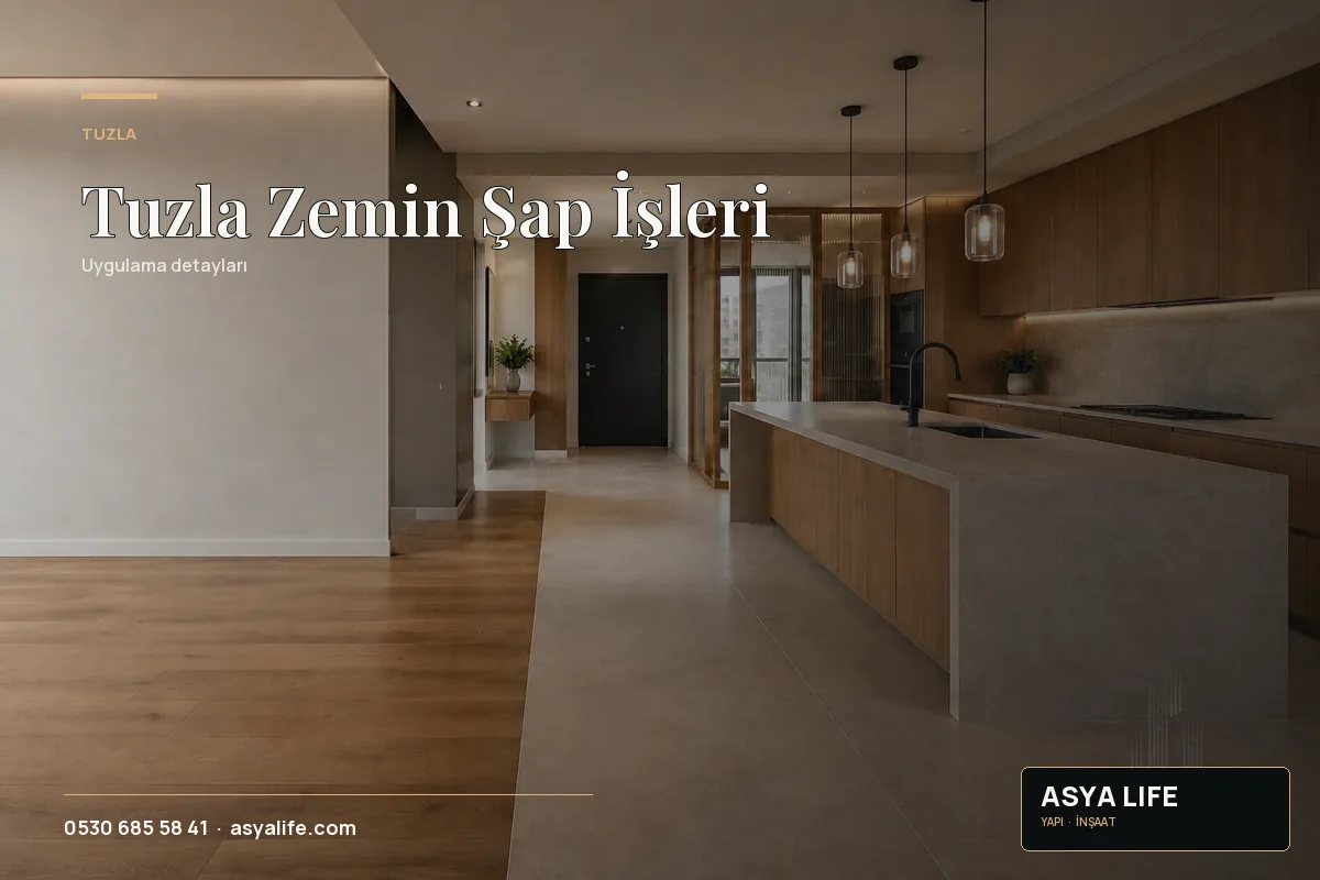 Tuzla Zemin Şap İşleri için Asya Life tarafından hazırlanan özgün temsili görsel - görünüm 2