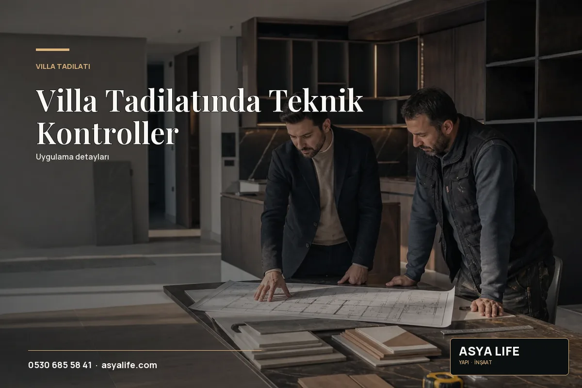 Villa Tadilatında Teknik Kontroller için Asya Life tarafından hazırlanan özgün temsili görsel - görünüm 2