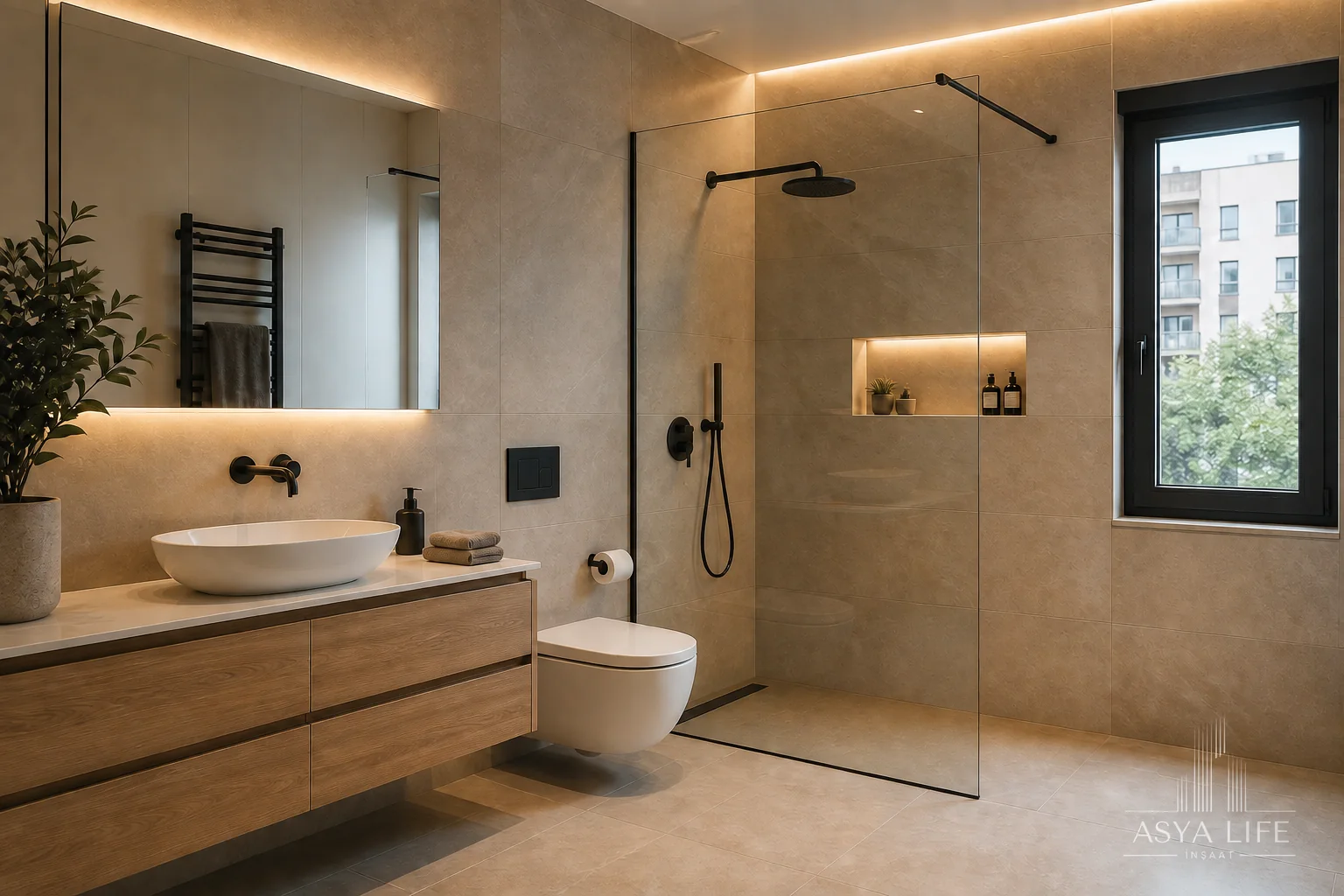 Asya Life banyo tadilatı ve fayans uygulaması temsili görsel